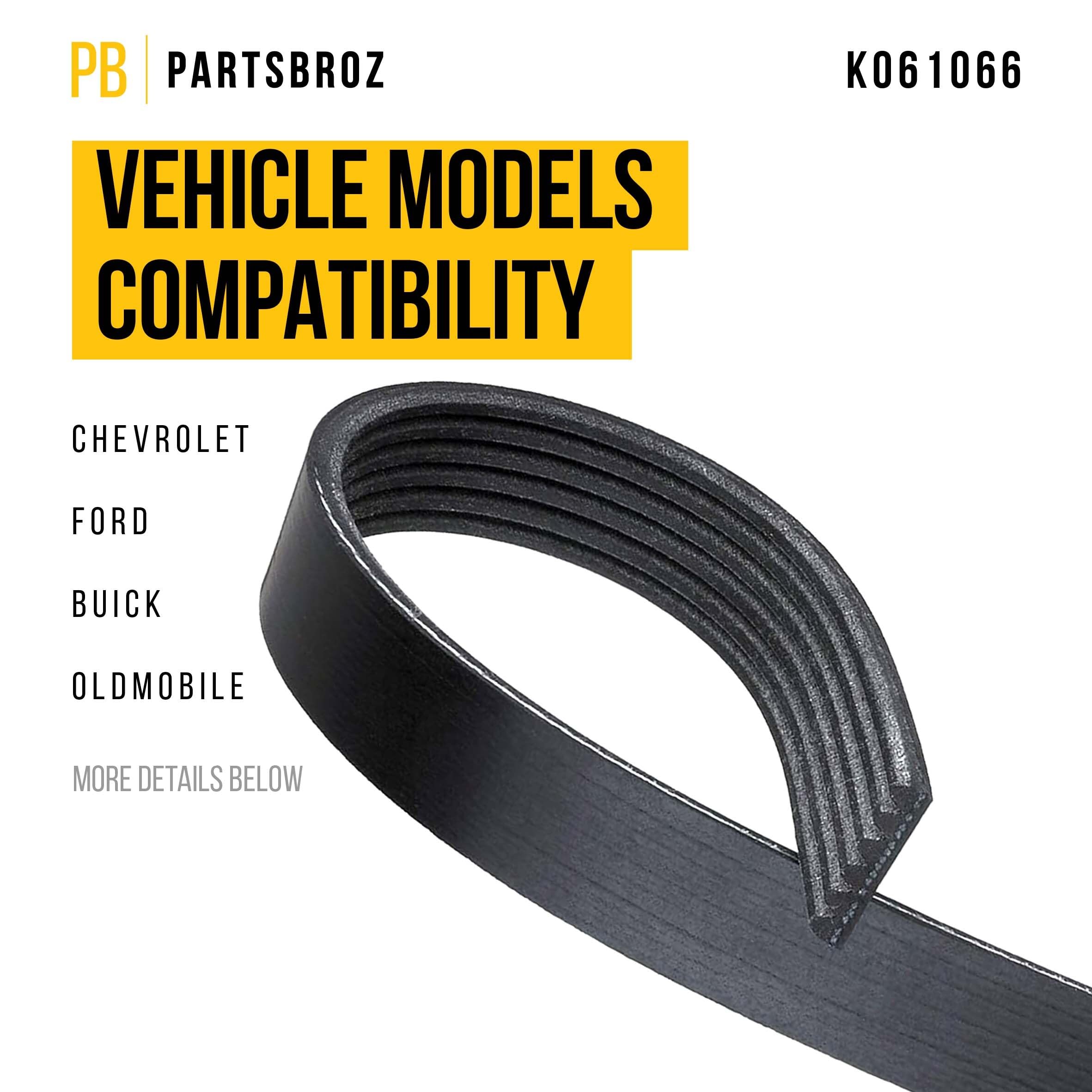 K061066 Micro-V Serpentine Drive Belt