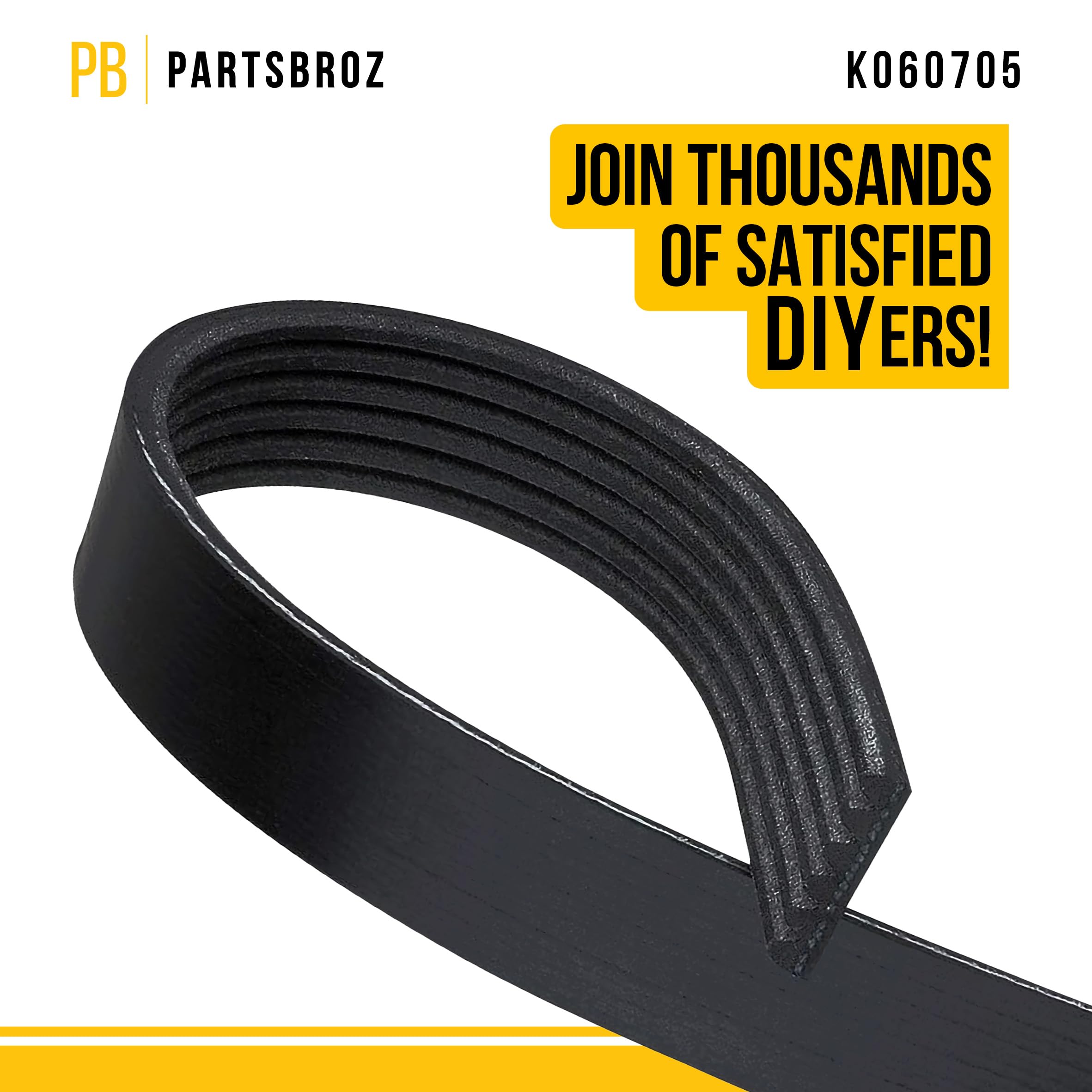 K060705 Micro-V Serpentine Drive Belt