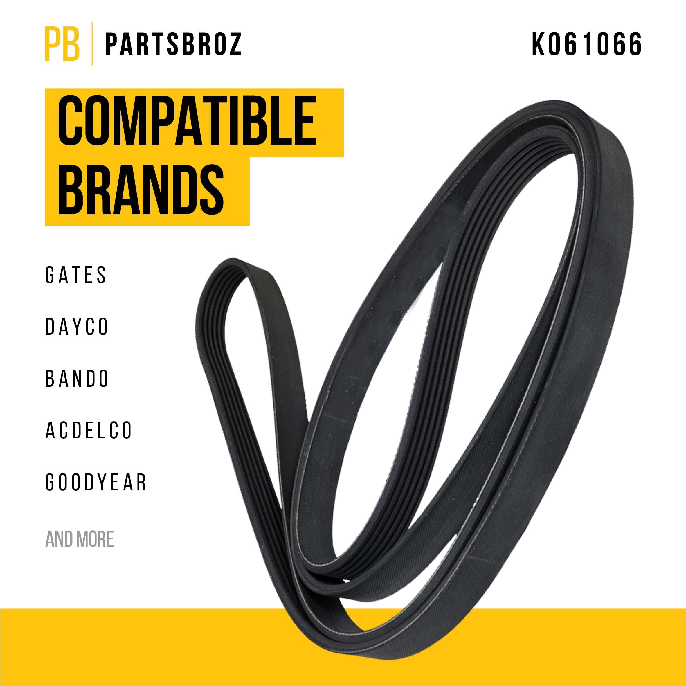 K061066 Micro-V Serpentine Drive Belt