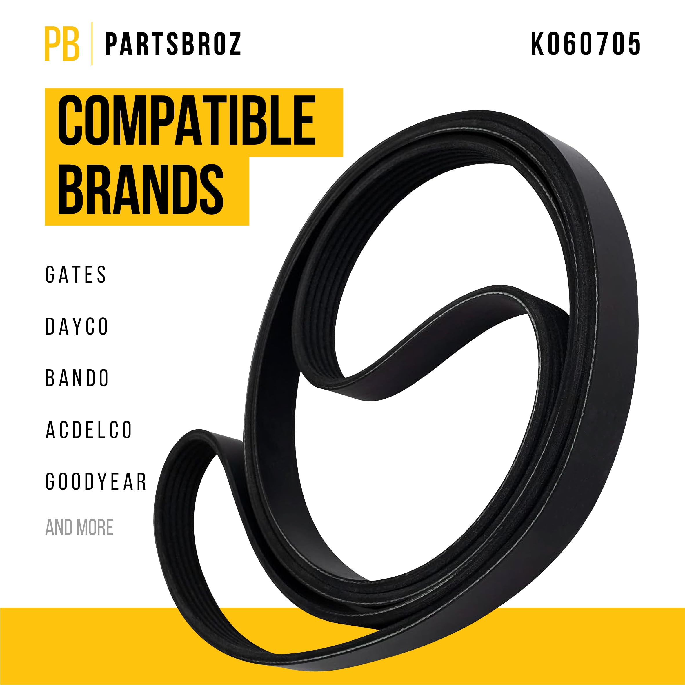 K060705 Micro-V Serpentine Drive Belt