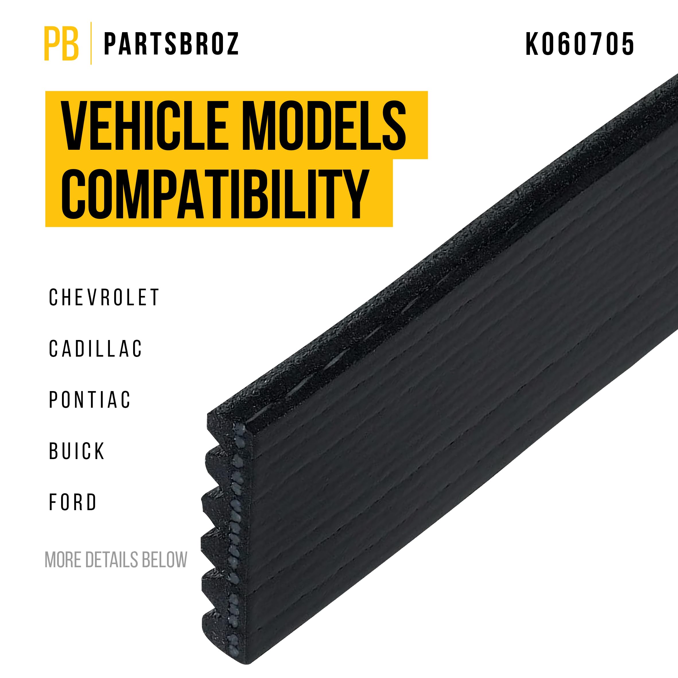 K060705 Micro-V Serpentine Drive Belt